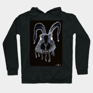 Lucky Rabbits Head i Hoodie